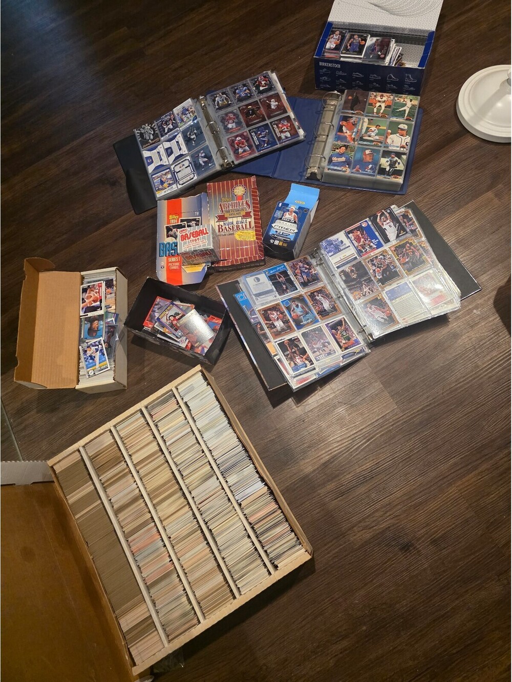 About 10,000 sports cards SOLD AS LOT ONLY